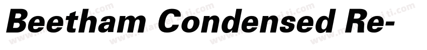 Beetham Condensed Re字体转换